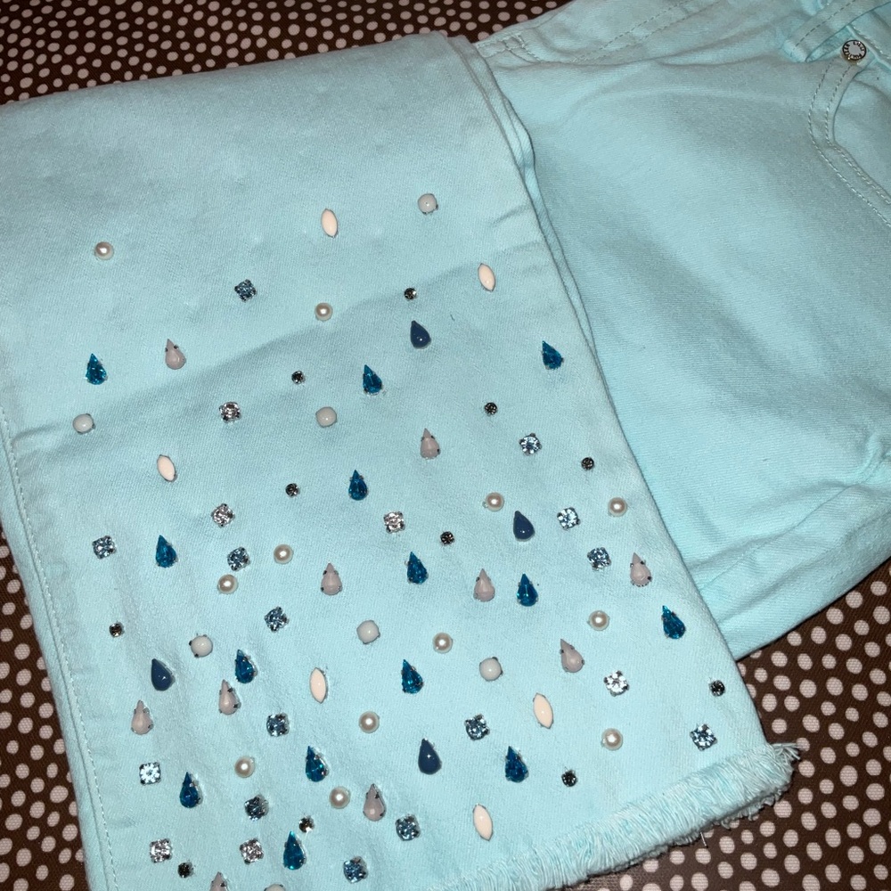 Lilly Pulitzer NWT 27 1/2" South Ocean Crop Flare Pants Whisper Blu Size 00 - Picture 8 of 16